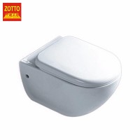 China Manufacturer Sanitary Bathroom two piece wall hung Toilet