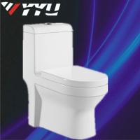 YYU China Factory  Modern Style Best Selling White/Red Color  Ceramic Washdown One Piece Wc Toilet  For Srilanka  Market Y8003