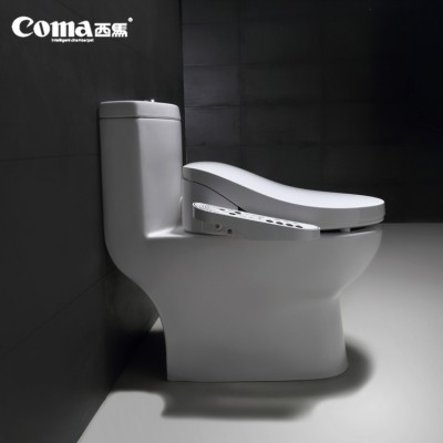 Coma White Intelligent Toilet Seat,Electric Integrated Composting Toilet