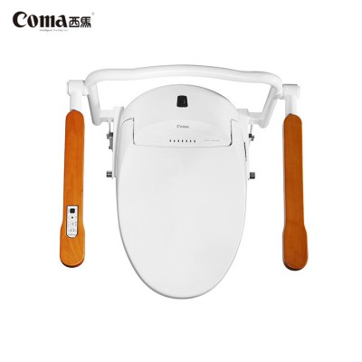 Unique design hot sale intelligent one piece toilet, paperless toilet seat cover